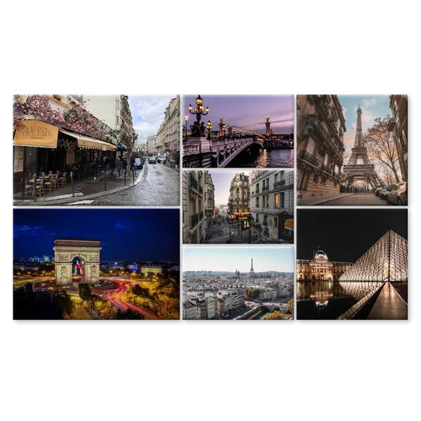 7-Panel Display - Webcam Covers Now