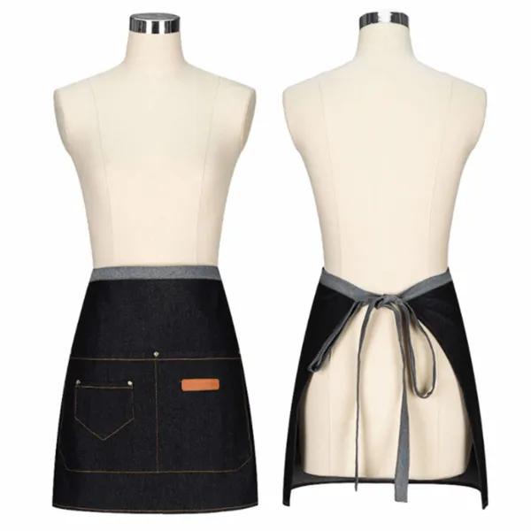 Half Waist Denim Apron - Webcam Covers Now