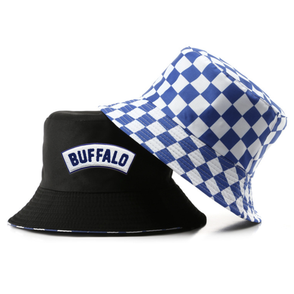 Checkered Cotton Bucket Hat - Webcam Covers Now