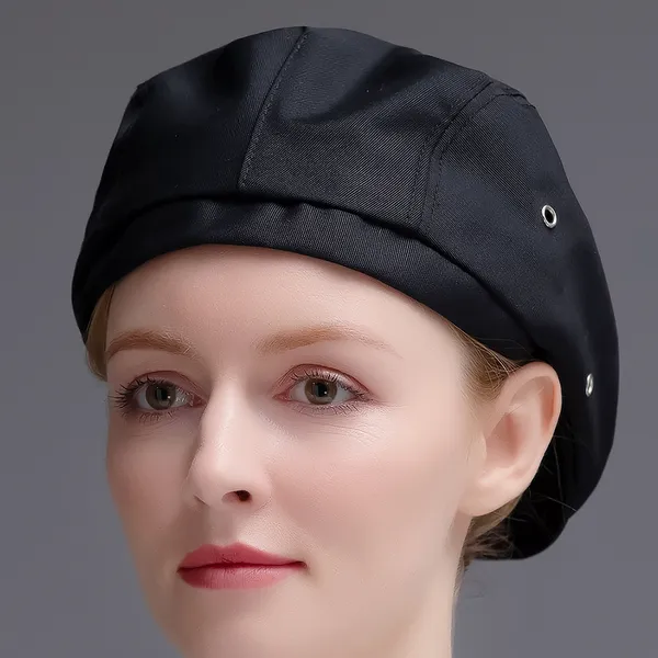 Unisex Chef Beret Polyester Hat - Webcam Covers Now