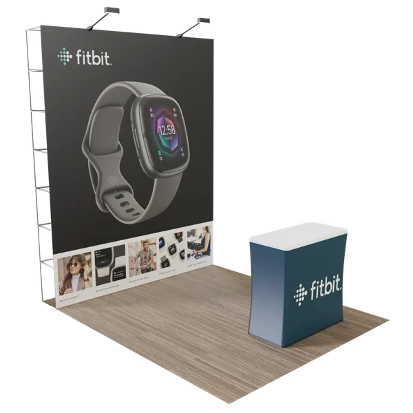Custom Pop Up Trade Show Display 8' x 8' (ft) - Webcam Covers Now