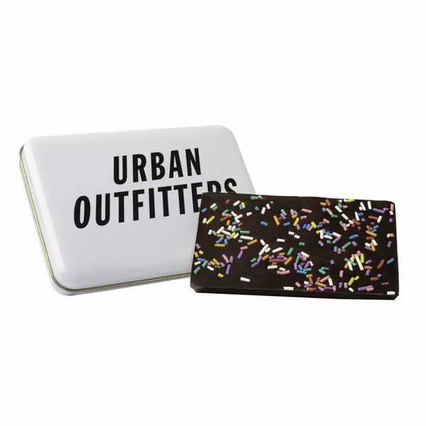 Dark Chocolate & Sprinkle Bark Tin - Webcam Covers Now