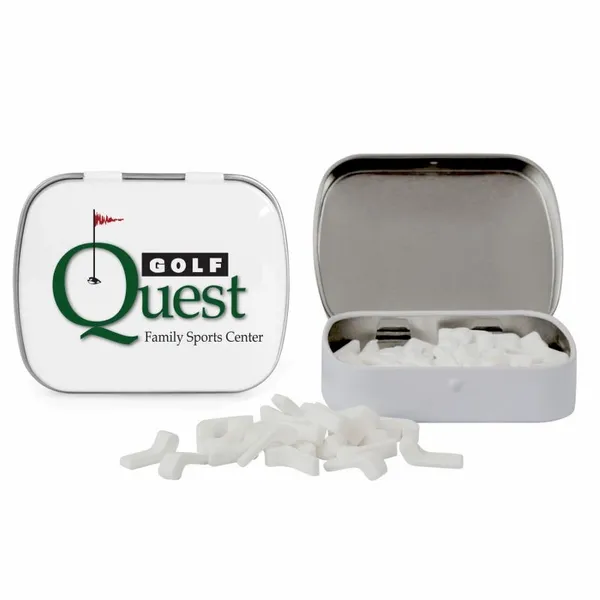 Domed Tin with Golf Club Shaped Mints - Webcam Covers Now