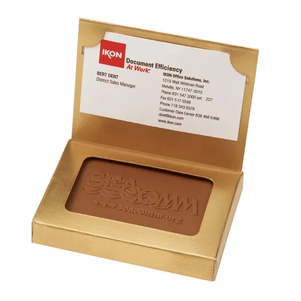 Custom Chocolate Cookies - Cookie Business Card Box - Webcam Covers Now
