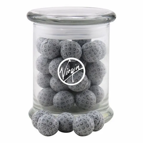 Jar with Chocolate Golf Balls - SG700 - Webcam Covers Now
