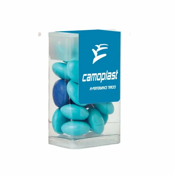 Mini Flip-Top Tube with Imprinted Chocolate Buttons - Webcam Covers Now