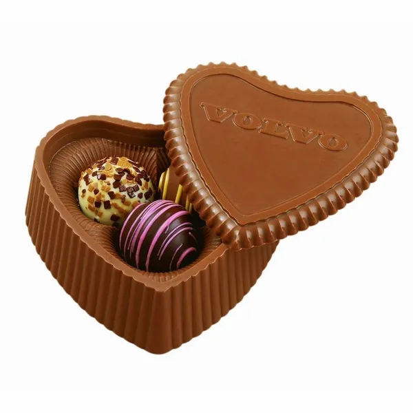 Heart Box with 3 Filled Assorted Truffles - Webcam Covers Now