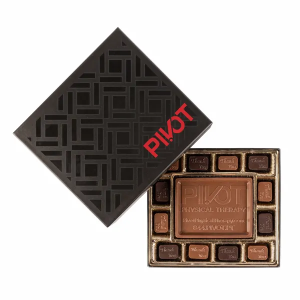 Small Custom Chocolate Delight Gift Box 8" - Webcam Covers Now