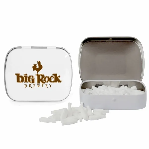 Domed Tin with Bottle Shaped Mints - Webcam Covers Now