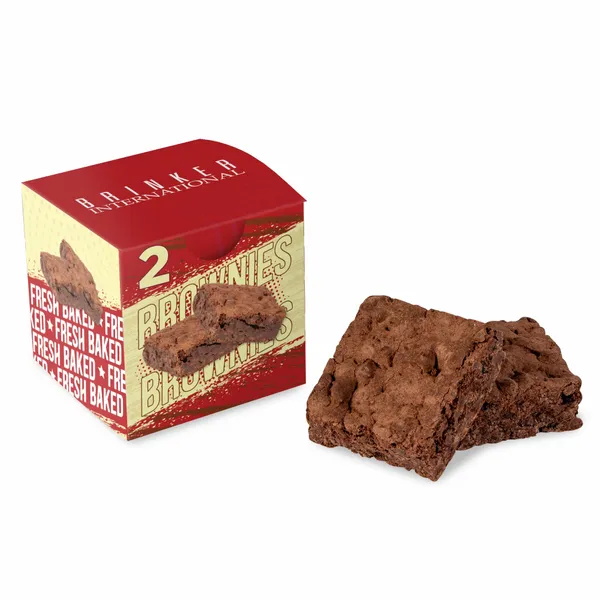 Fresh Beginnings 2 Fudge Brownies in Cube - Webcam Covers Now