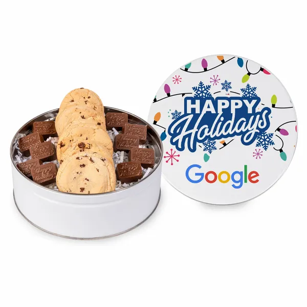 Molded Chocolate and Chocolate Chip Cookie Tin I - Webcam Covers Now