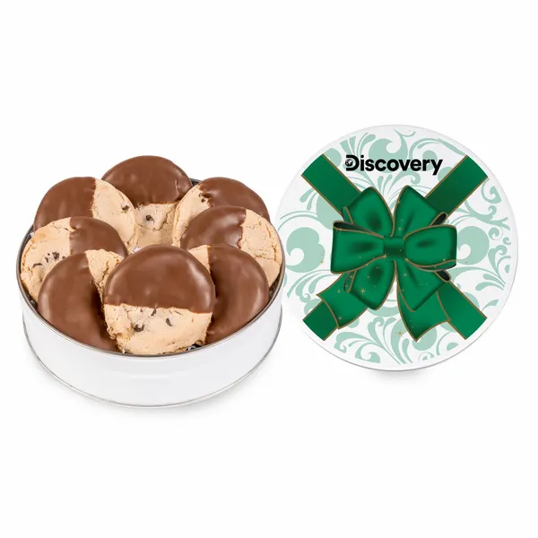 Fresh Beginnings Dipped Chocolate Chip Cookie Tin (Small) - Webcam Covers Now