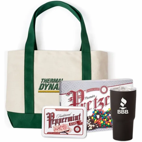 Embroidered Canvas Boat Tote Gift Set - Webcam Covers Now