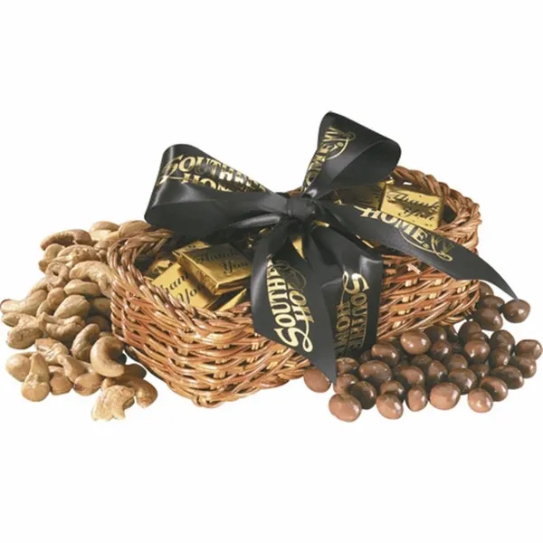 Gift Basket with Chocolate Sunflower Seeds - Webcam Covers Now