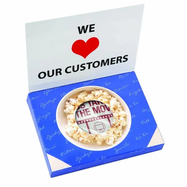Greeting Card Box with Microwave Popcorn - Webcam Covers Now