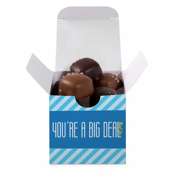 Sea Salt Caramels in Full Color Custom Box - Webcam Covers Now