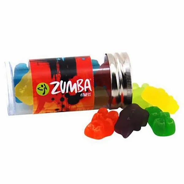 Clever Candy Small 3" Candy Tube with Gummy Bears - Webcam Covers Now