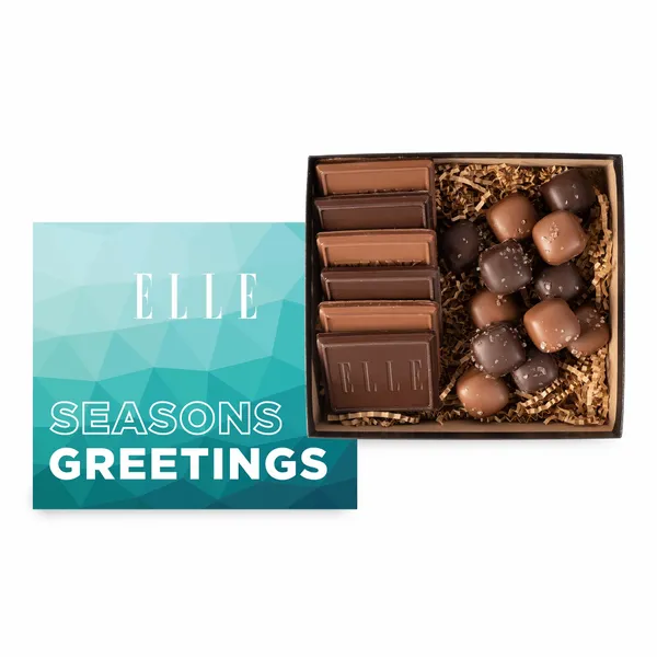 6 Piece Cookie and Confection Gift Box with Sea Salt Caramels-Full Color - Webcam Covers Now