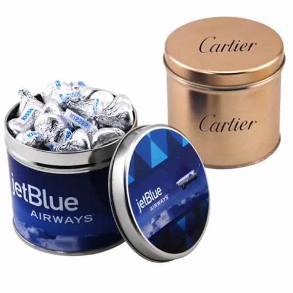 Round Tin with Hershey Kisses - Webcam Covers Now