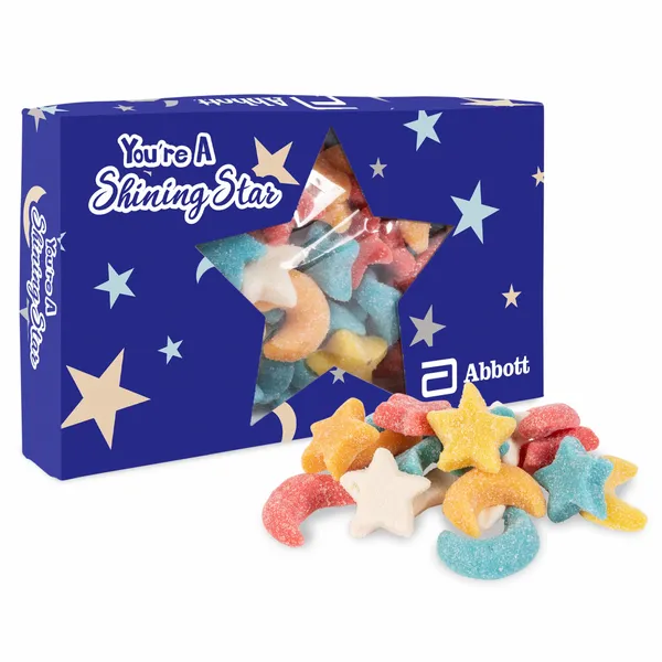 You're a Star Die Cut Box w/ Gummy Glitter Sour Stars & Moons - Webcam Covers Now