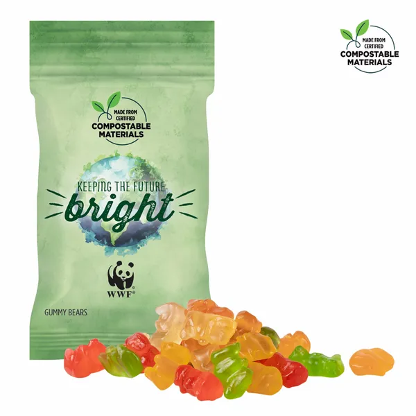 1oz ECO-Digibag, Compostable & Full Color, Gummy Bears - Webcam Covers Now