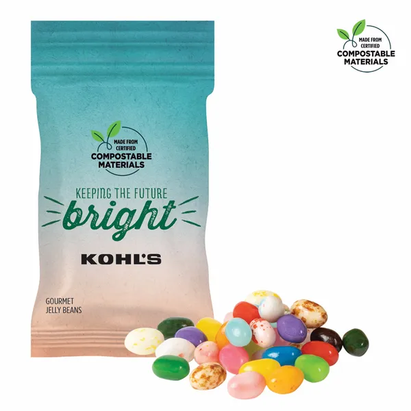 1oz ECO-Digibag, Compostable & Full Color, Gourmet Jelly Beans - Webcam Covers Now