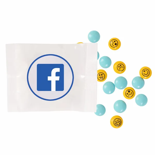 1/2oz. Snack Packs - Chocolate Buttons Imprinted - Webcam Covers Now