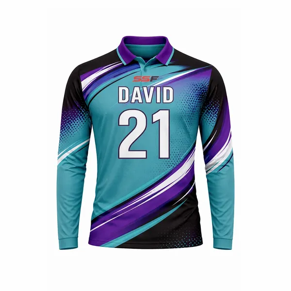 Full Color Sublimated Long Sleeve Polo - Webcam Covers Now