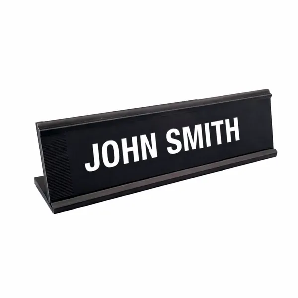 Metal Desktop Name Badges