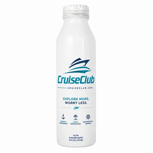 16 oz Aluminum Tall and Skinny Bottle (with Direct Print) - Webcam Covers Now