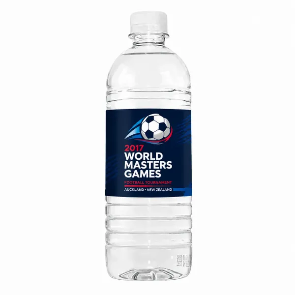 16.9 oz Plastic Ribbed Bottle - Webcam Covers Now