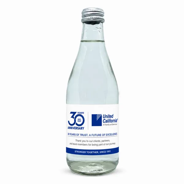 12 oz Glass Water Bottle (GLA12) - Webcam Covers Now