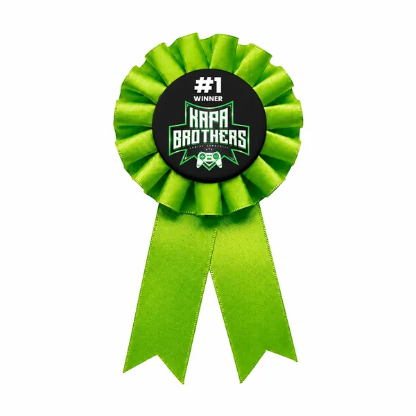 Solid Color Rosette Buttons