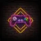 Gamer Joystick Neon Sign - Webcam Covers Now