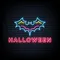 Halloween Neon Sign with Bat - Webcam Covers Now