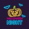 Pumpkin Halloween Night Neon Sign - Webcam Covers Now