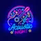 Acoustic Night Party Neon Sign - Webcam Covers Now