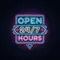 24/7 Open Hours Neon Sign - Webcam Covers Now