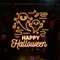 Happy Halloween Two Ghosts Neon Sign - Webcam Covers Now