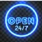 Open Neon Sign - Webcam Covers Now
