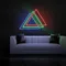 Triangles Neon Sign - Webcam Covers Now