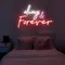 Always And Forever Neon Sign - Webcam Covers Now
