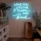 I Love You To The Moon And Back Neon Sign - Webcam Covers Now