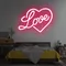 Heart Love Neon Sign - Webcam Covers Now