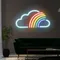 Rainbow Neon Sign - Webcam Covers Now