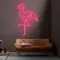 Flamingo Neon Light - Webcam Covers Now