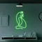 Scribble Cat Neon Sign - Webcam Covers Now