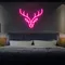 Abstract Deer Neon Sign - Webcam Covers Now