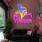 Vikings Neon Sign - Webcam Covers Now