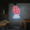 OU Bud Light Neon Sign - Webcam Covers Now